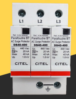 Cơ chế khử nhiệt tích hợp Bảo vệ chống sét DC DS50PV-XXG-51