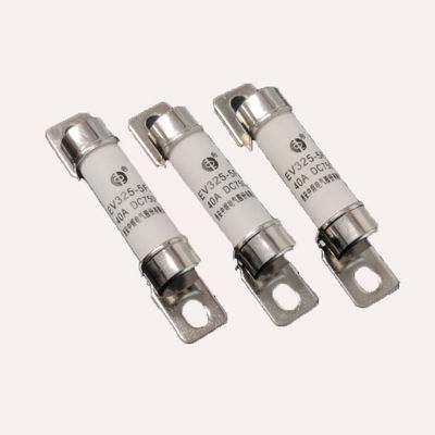 750VDC 10A-50A Electric Vehicle Fuse EV325 5FL EV Bolted Type Untuk Kendaraan Jalan