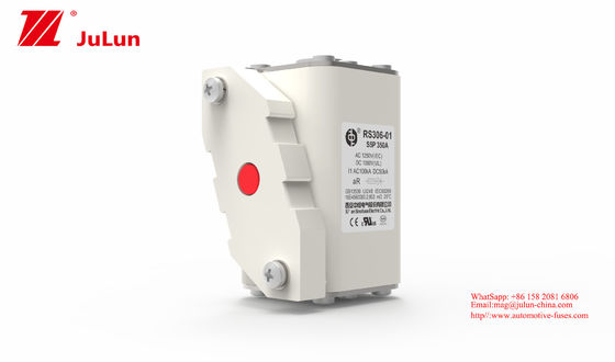 รถยนต์ไฟฟ้า ROHS ไดรฟ์ฟิวส์ 350A 1000V แรงดันสูง ประเภทชิป ฟังก์ชั่นรีเซ็ตอัตโนมัติ