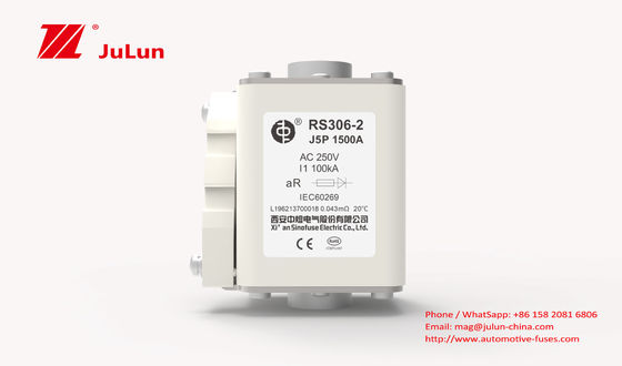 فتيل محرك كهربائي من نوع الرقاقة RS306-02-J5P 1000A 250VDC وظيفة إعادة الضبط التلقائي