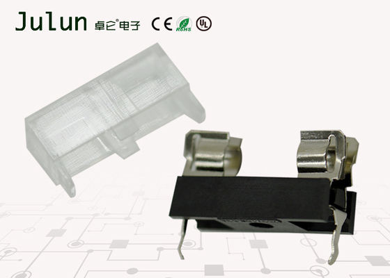 Serie en línea del bloque del fusible del PTF del soporte del PWB del tenedor del fusible de PA66 250v ignífuga