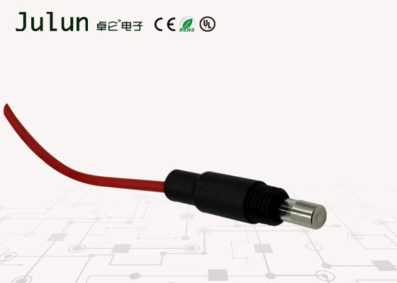 Inline Kaca Tegangan Rendah Fuse Holder Solder Type Witih Black Nylon Body