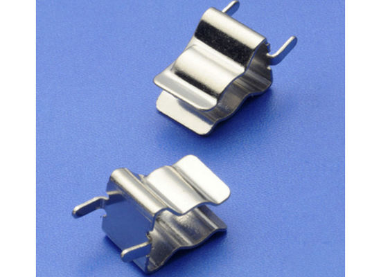Material de bronze da mola dos grampos do suporte do fusível bonde para o fusível de 10x38mm