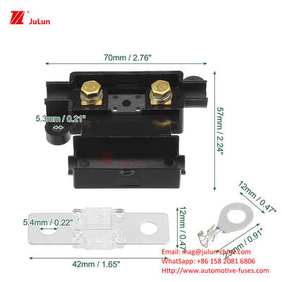 Auto Fuse Nylon Fuse Holder 32V 30A-500A Rating Voltage ANM High Power Fuse Box Aksesoris