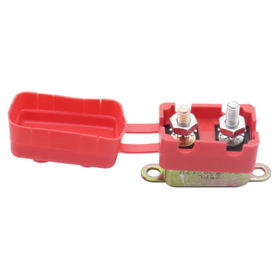 รถบรรทุกดัดแปลงรถบรรทุก Bolt Type Circuit Breaker 12V Wire Beam Protector 5-50A