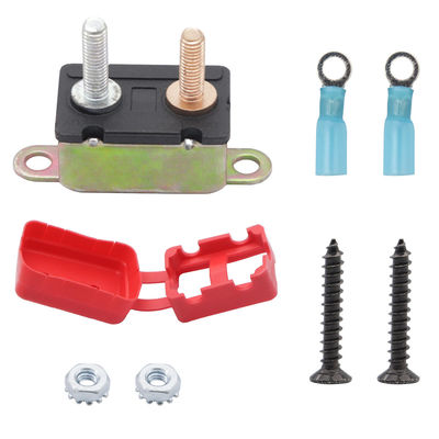 รถบรรทุกดัดแปลงรถบรรทุก Bolt Type Circuit Breaker 12V Wire Beam Protector 5-50A
