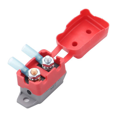 รถบรรทุกดัดแปลงรถบรรทุก Bolt Type Circuit Breaker 12V Wire Beam Protector 5-50A