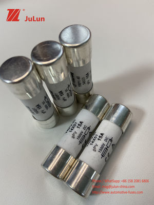 1500VDC Solar PV Fuse 20A Silinder 14*51mm Untuk Kotak Bus Fotovoltaik
