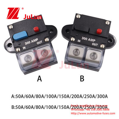 300A 48VDC Multiple Circuit Breaker High Current Overload Protector Car Audio Retrofit 100A Recovery Circuit Breaker