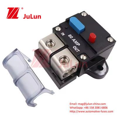 Resettable Circuit Breaker 80A 12V Car Audio Modification Car Modification Switch Safety Seat Automatic Sw