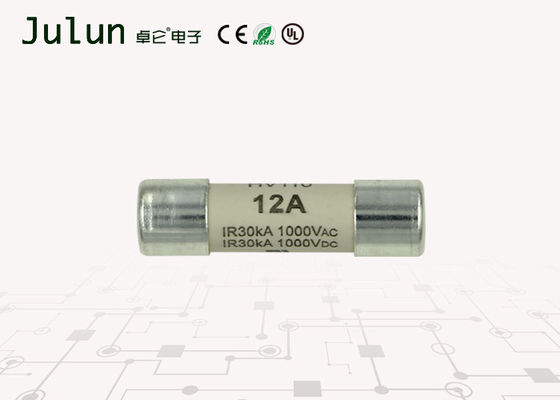 10x38mm 12 Amp Solar Pv Cầu chì 1000V AC / DC cho thiết bị HVDC /