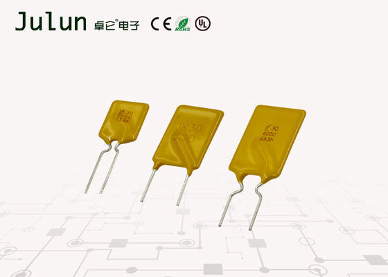 วัสดุโพลีเมอร์ฟิวส์ PTC ซึ่งตั้งค่าใหม่ได้ 60V DC CSA มาตรฐานความปลอดภัย