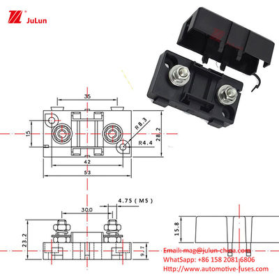 Automotive Spare Parts ANS/MIDI Small Good Fuse Holder For Automotive Electronic Circuit Protection