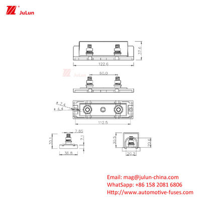 External Dimension Fuse Holder / Box Automotive Spare Parts For Manufacturers