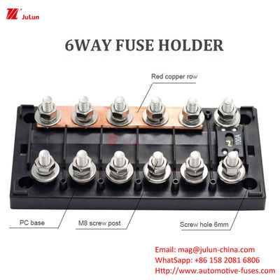 ป้องกันวงจรรถยนต์ ไนลอน Fuse Holder 30A-500A-55 ~ 125 ° CBX2103 รถยนต์สี่เหลี่ยม