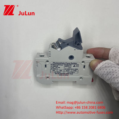AC RT18-32X Fuse Holder Fusibles Base Box 10x38MM 500V Fast Blow Ceramic RO15 RT18 DIN Rail Moun Single Fuse Holder