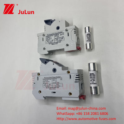 AC RT18-32X Fuse Holder Fusibles Base Box 10x38MM 500V Fast Blow Ceramic RO15 RT18 DIN Rail Moun Single Fuse Holder
