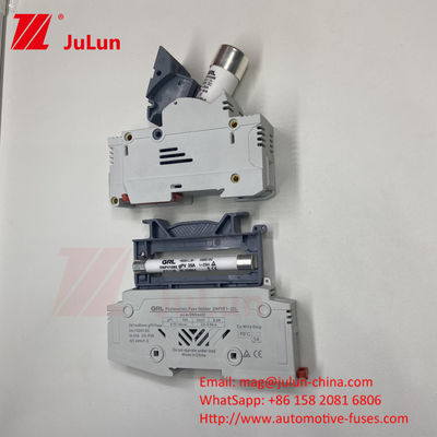 Solar PV Fuse With Copper Fuse Element Material RO17 Fast Blow Ceramic DIN Rail Moun 22x58MM Italweber Fuse 500V