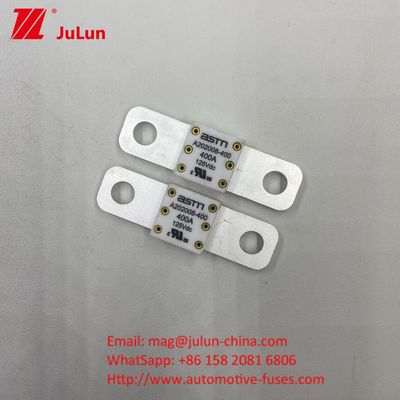 Ceramic And Metal 350A 125VDC Automotive Battery Fuse Short Circuit Protection