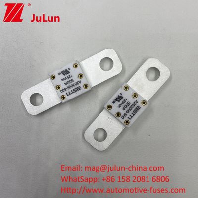 Ceramic 350A 125VDC Car Battery Fuse High Breaking Capacity Under 125Vdc