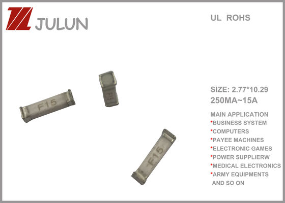 15A Ceramic SMD Thermal Fuse Dengan Fungsi Perlindungan Saat Ini