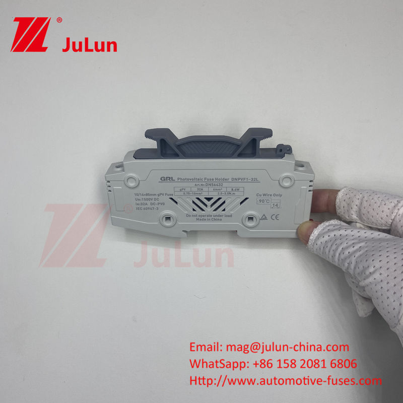 Solar PV Power Fuses For Solar Power System Protection Holder Box Base Fast Blow Ceramic 14x